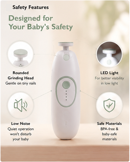 Gentle Baby Nail Trimmer – Safe, Painless, Clipper Set